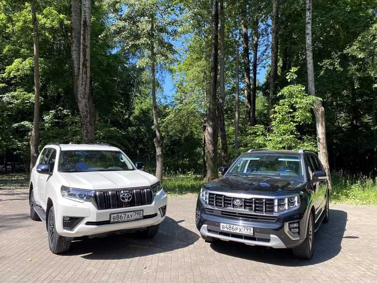 Приказано выжить: сравнительный тест Toyota Land Cruiser Prado и Kia Mohave