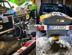 10-летнюю Lada Niva превратили в снегоуборщик и продают в Германии за миллион рублей