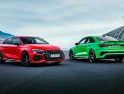 Audi представила спортивные хэтчбек и седан RS3 нового поколения