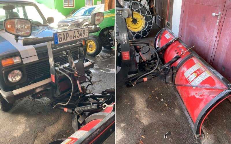 
            В Германии внедорожник Lada Niva превратили в снегоуборочную машину. Фото
        