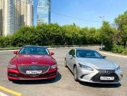 Борзость против опыта: сравнительный тест-драйв Genesis G80 и Lexus ES