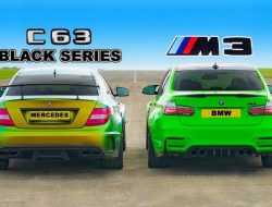 Дрэг-гонка: Mercedes-Benz C 63 AMG Black Series против BMW M3
