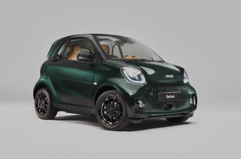 Электрический smart EQ fortwo обзавелся новой версий с декором Brabus
