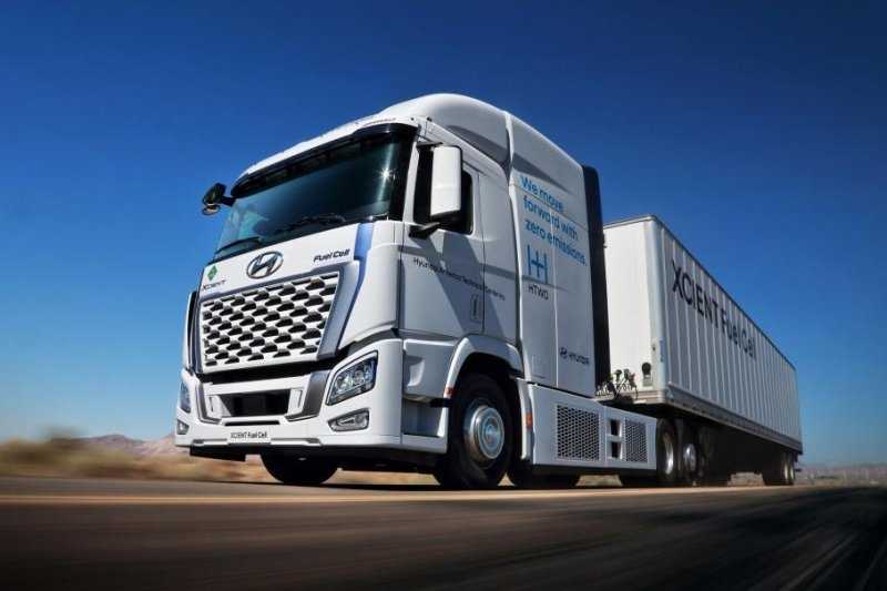 Hyundai выпустит на дороги США 30 водородных грузовиков