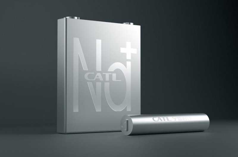 Китайская CATL представила первые натрий-ионные аккумуляторы для электромобилей