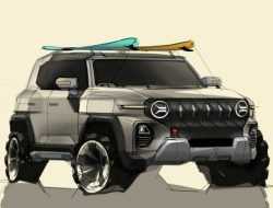 SsangYong разрабатывает брутальный внедорожник с дизайном в стиле Jeep