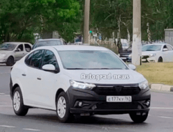 В Тольятти впервые сфотографировали новый Renault Logan