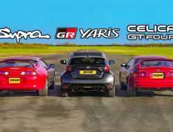 Видео: культовые Toyota Celica и Supra сразились в дрэге с GR Yaris