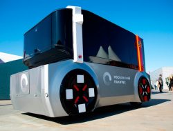 Московский Политех показал беспилотный Smart шаттл на форуме «Армия-2021»