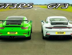 Дрэг-гонка: новый Porsche 911 GT3 против старого 911 GT3 RS