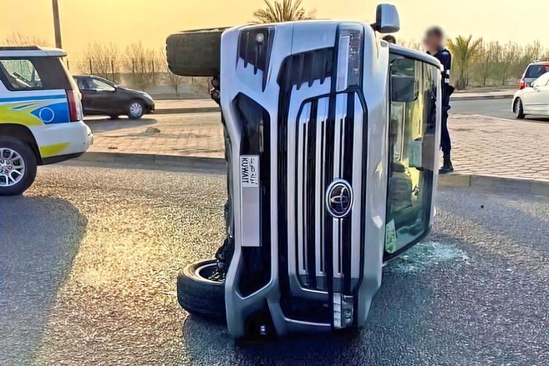 Ещё один новый Toyota Land Cruiser попал в серьезное ДТП сразу после покупки