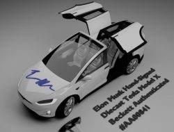 Игрушечную Tesla, подписанную Илоном Маском, продадут на аукционе