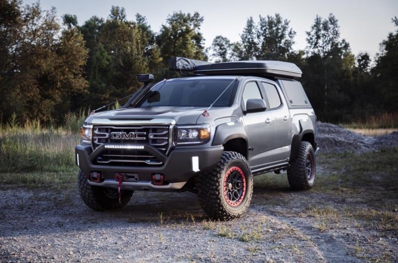 Пикап GMC Canyon подготовили для внедорожных путешествий