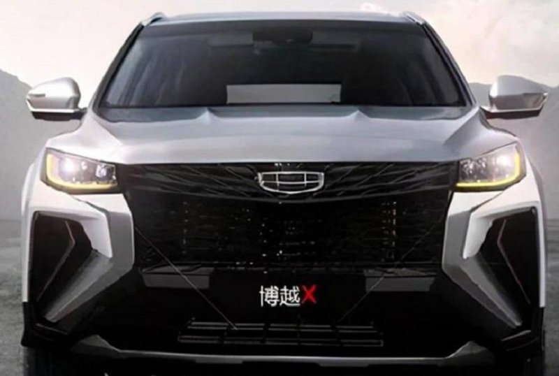 Появилась фотография Geely Atlas Pro с дизайном в стиле Lada