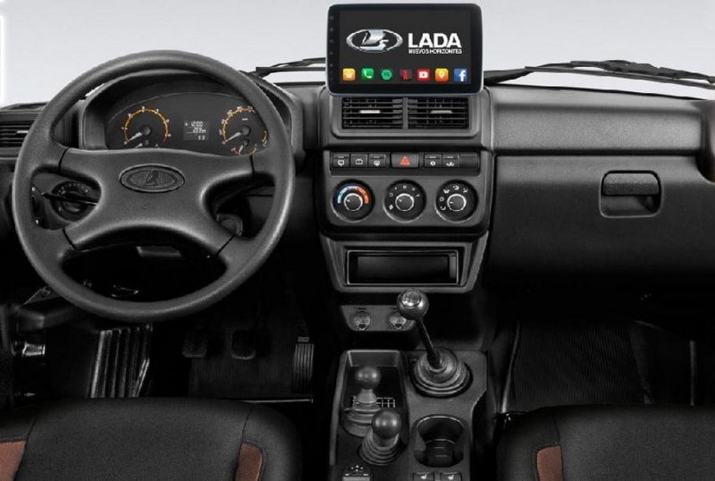 В Америке у дилеров появились Lada Niva Legend с тачскрином мультимедиа