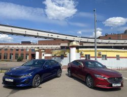 Вырви глаз: сравнительный тест-драйв Mazda6 и Kia K5