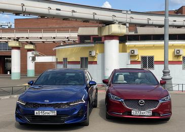 Вырви глаз: сравнительный тест-драйв Mazda6 и Kia K5