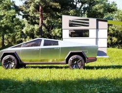 Компактный жилой модуль для Tesla Cybertruck впервые показали на видео