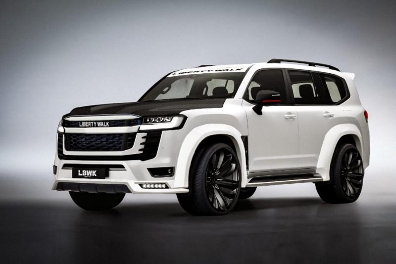 Посмотрите на Toyota Land Cruiser 300 в обвесе за миллион рублей