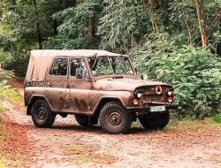 Посмотрите на военный УАЗ с ручным управлением. Внедорожник был на вооружении польской армии