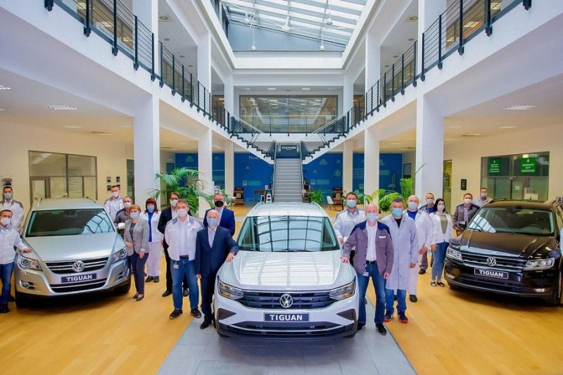 В России собрали юбилейный Volkswagen Tiguan