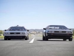 Видео: «машина времени» DeLorean сразился в дрэге с обычным DeLorean