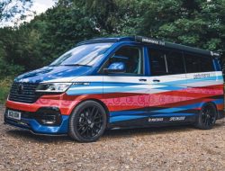 Volkswagen Transporter превратили в кемпер для велосипедистов