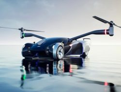 Китайский XPeng выпустил летающий автомобиль с выдвижными винтами