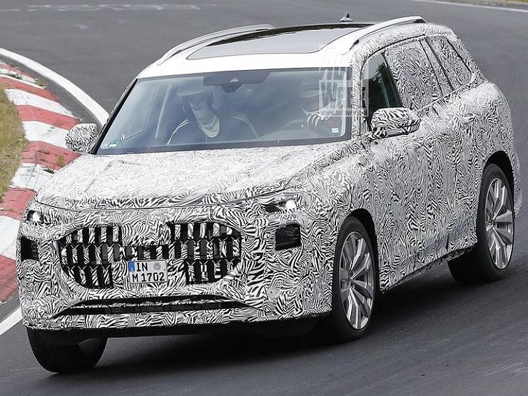 Новейший кроссовер Audi Q9 испытали в Нюрбургринге