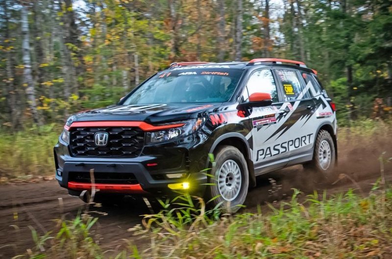 Обновленный Honda Passport превратили в ралли-кар