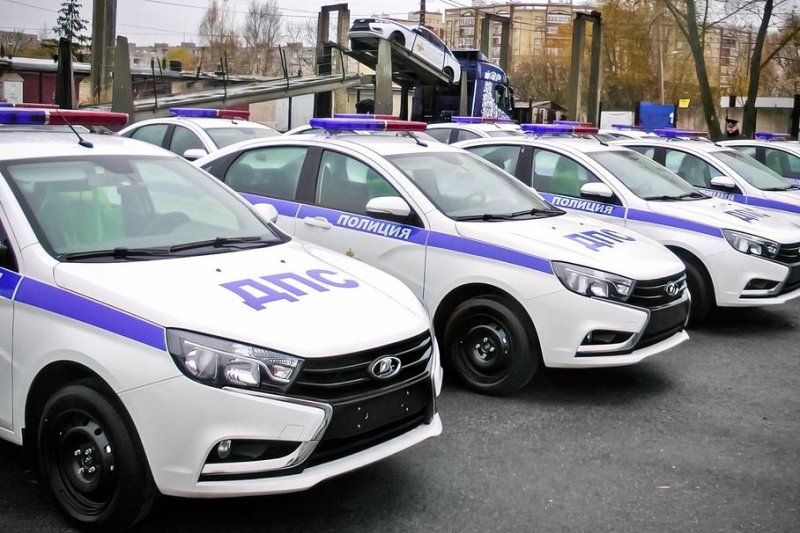 Посмотрите на новые Lada Vesta для ГИБДД