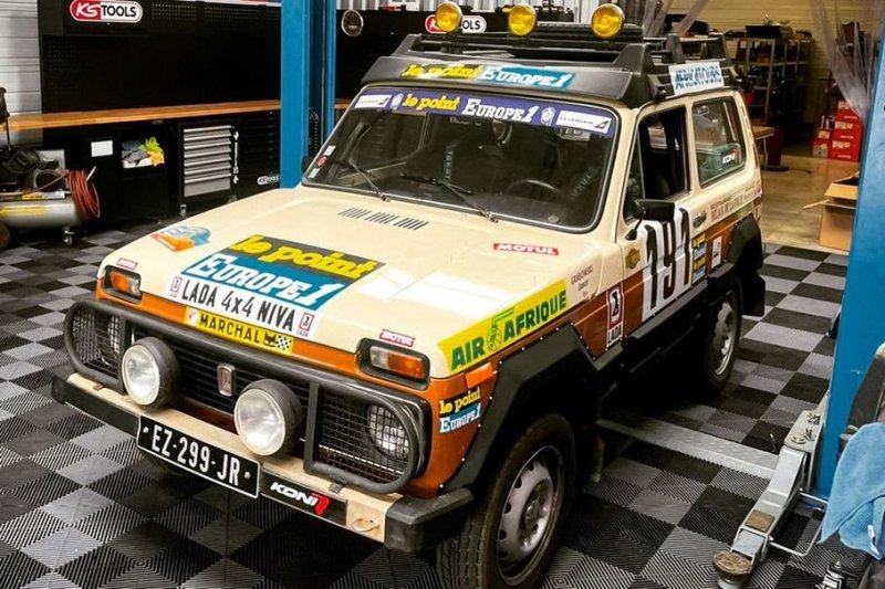 Посмотрите на самую старую Lada Niva, которая примет участие в «Дакаре»