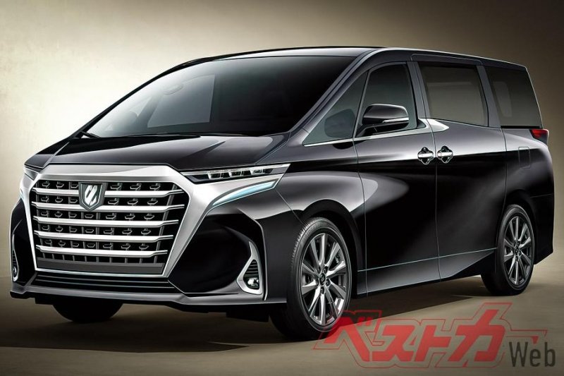 Toyota Alphard нового поколения: опубликованы первые изображения