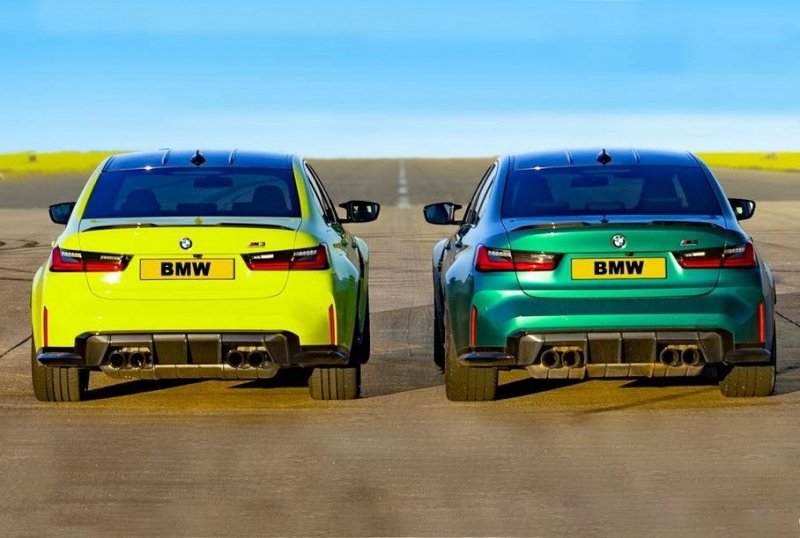 Видео: новые BMW M3 с задним и полным приводом сразились в дрэге