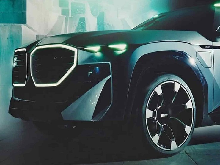 BMW показала еще один тизер кроссовера Concept XM