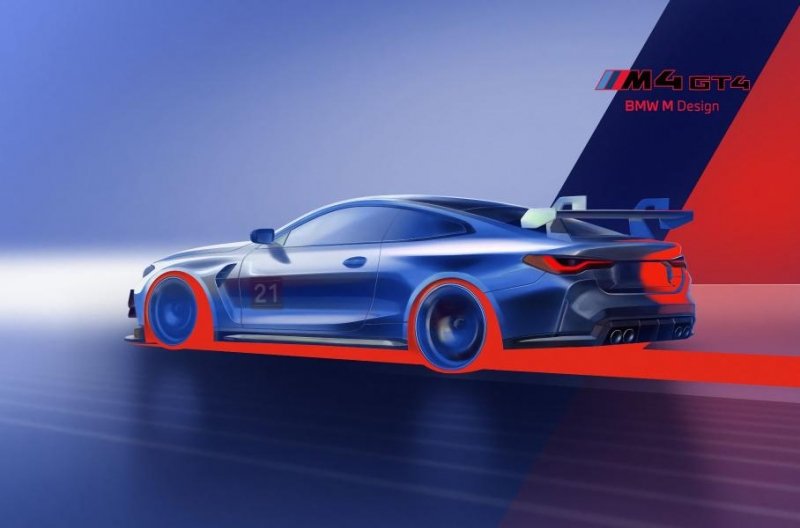 BMW показала первое изображение нового M4 GT4