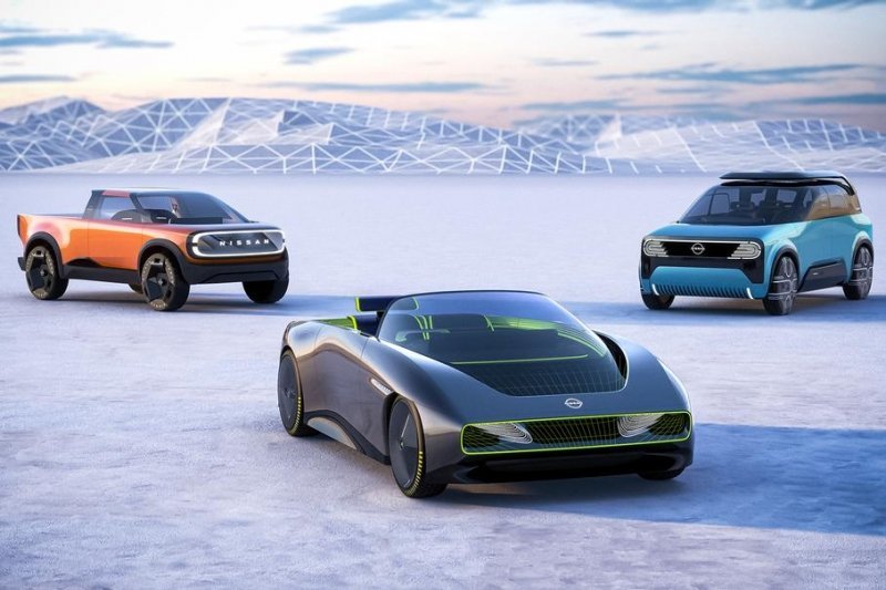 Nissan представил четыре электрокара будущего