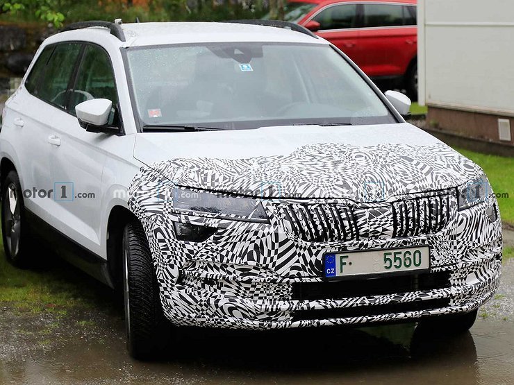 Обновленный Skoda Karoq готовится к дебюту