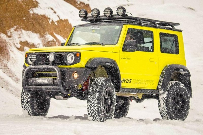 Посмотрите на экстремальный Suzuki Jimny с 400-миллиметровым клиренсом