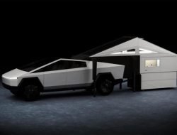 Посмотрите на жилой модуль, превращающий Tesla Cybertruck в дом на колесах