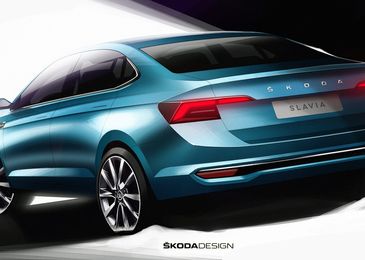 Skoda опубликовала официальные изображения бюджетного седана Slavia