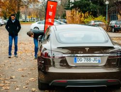 Сотни электрокаров Tesla оказались заблокированы из-за сбоя