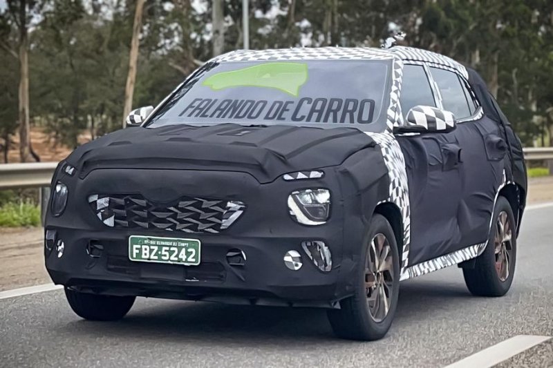 «Спортивную» Hyundai Creta сфотографировали во время испытаний