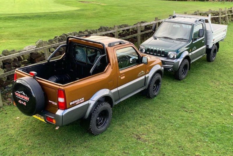 Suzuki Jimny превратили в очень проходимый грузовичок