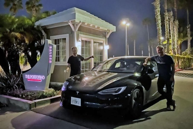 Видео: Tesla Model S за рекордное время пересекла США