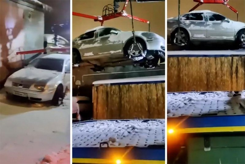 Видео: в России придумали необычный способ отомстить наглым водителям