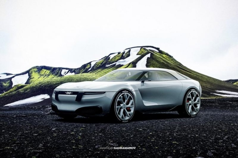 Вот так мог бы выглядеть современный электрокар Saab