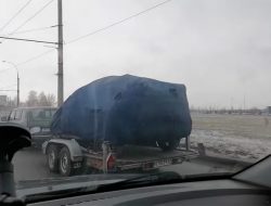 Таинственную новинку сняли на видео рядом с заводом АвтоВАЗа в Тольятти