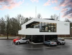 Audi сделала лаунж-дом для зарядки электромобилей