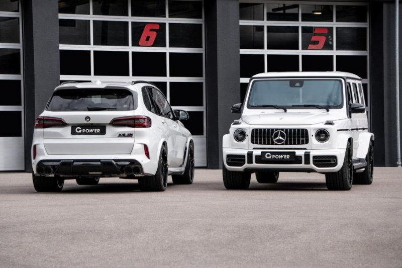Mercedes-AMG G 63 и BMW X5 M Competition получили по 800 лошадиных сил